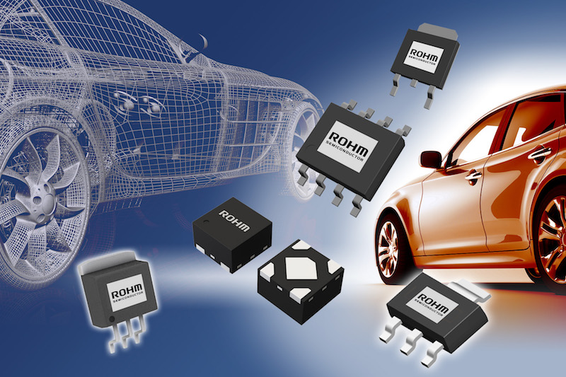 ROHM expands their comprehensive range of automotive-grade LDO regulators